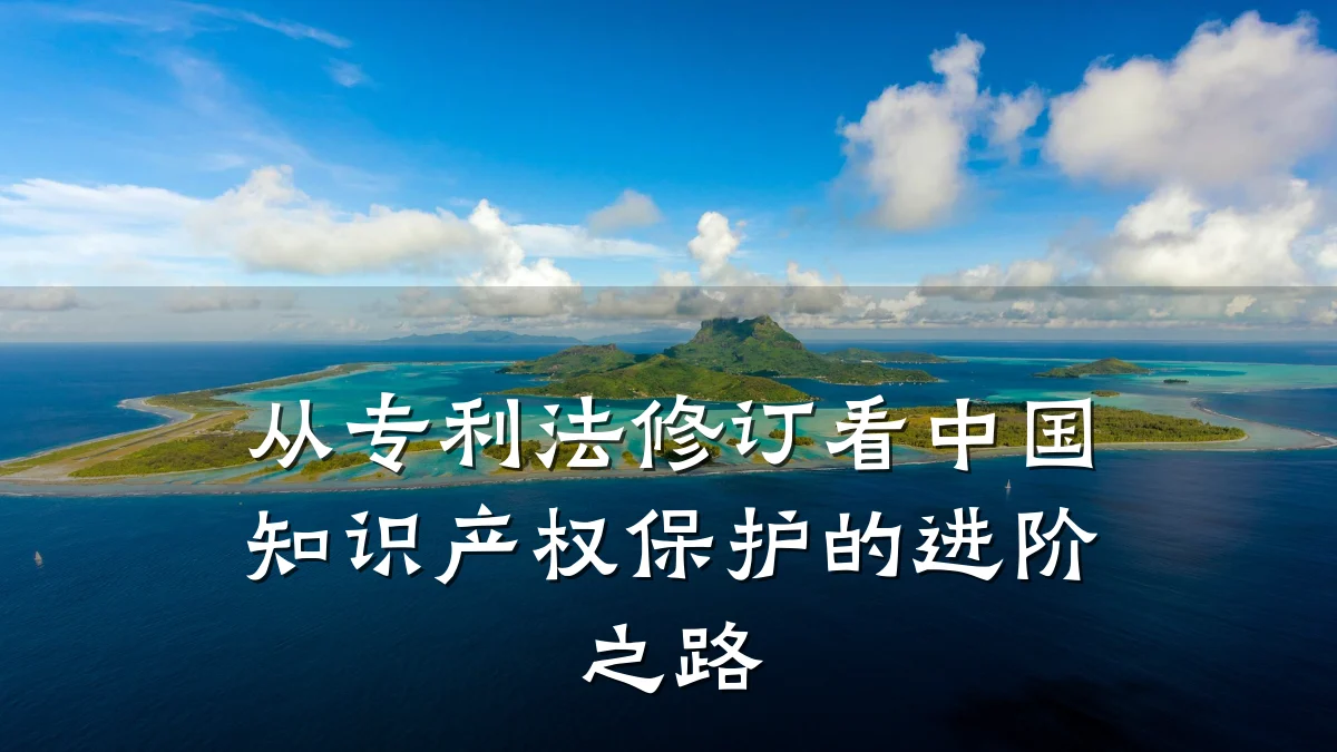 从专利法修订看中国知识产权保护的进阶之路