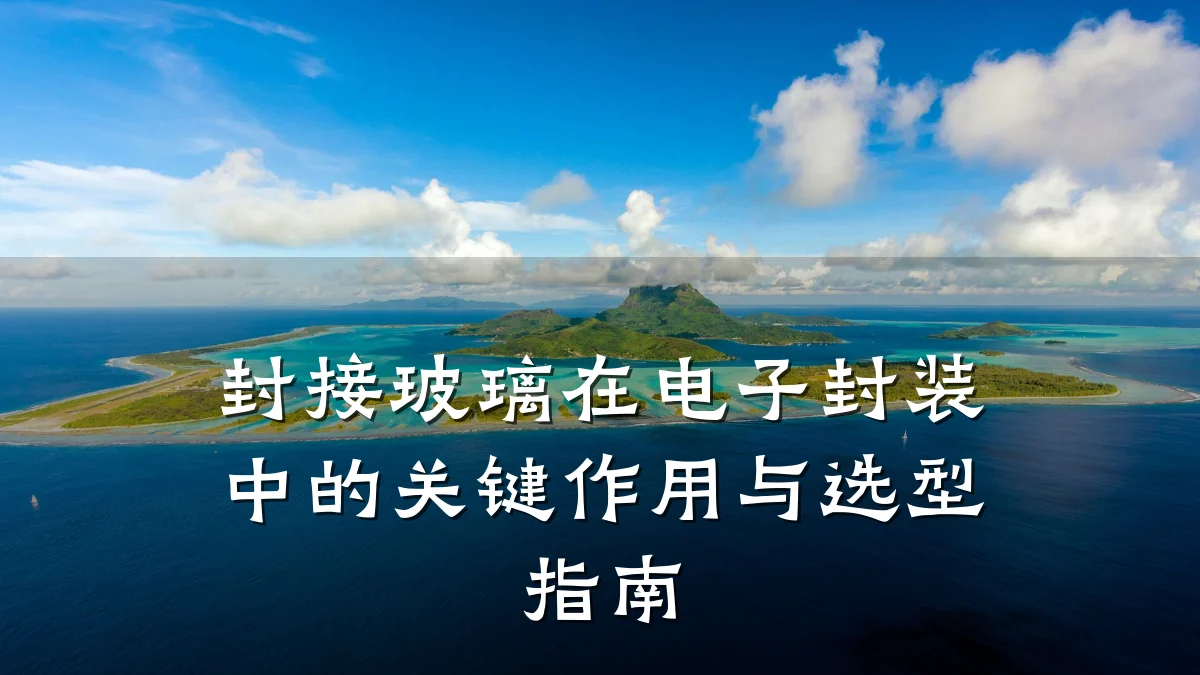 封接玻璃在电子封装中的关键作用与选型指南