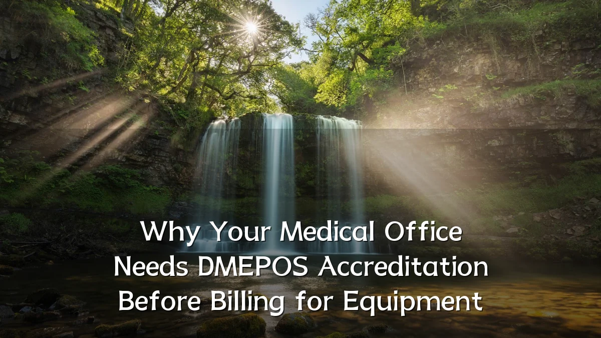Why Your Medical Office Needs DMEPOS Accreditation Before Billing for Equipment